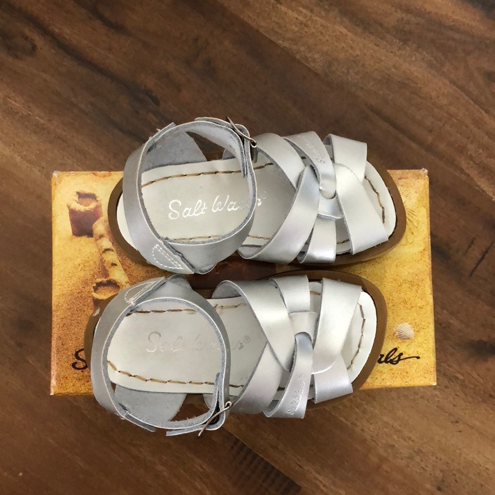 Silver Salt Water Sandals